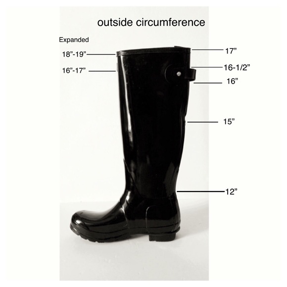 Hunter Original Gloss Adjustable Boots - Picture 9 of 9